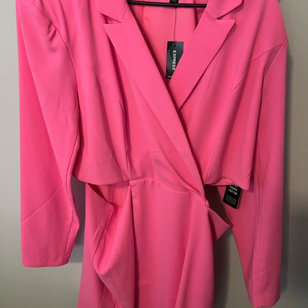 Express Vibrant Pink Dress